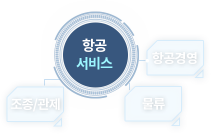 항공서비스: 항공경영, 물류, 조종, 관제