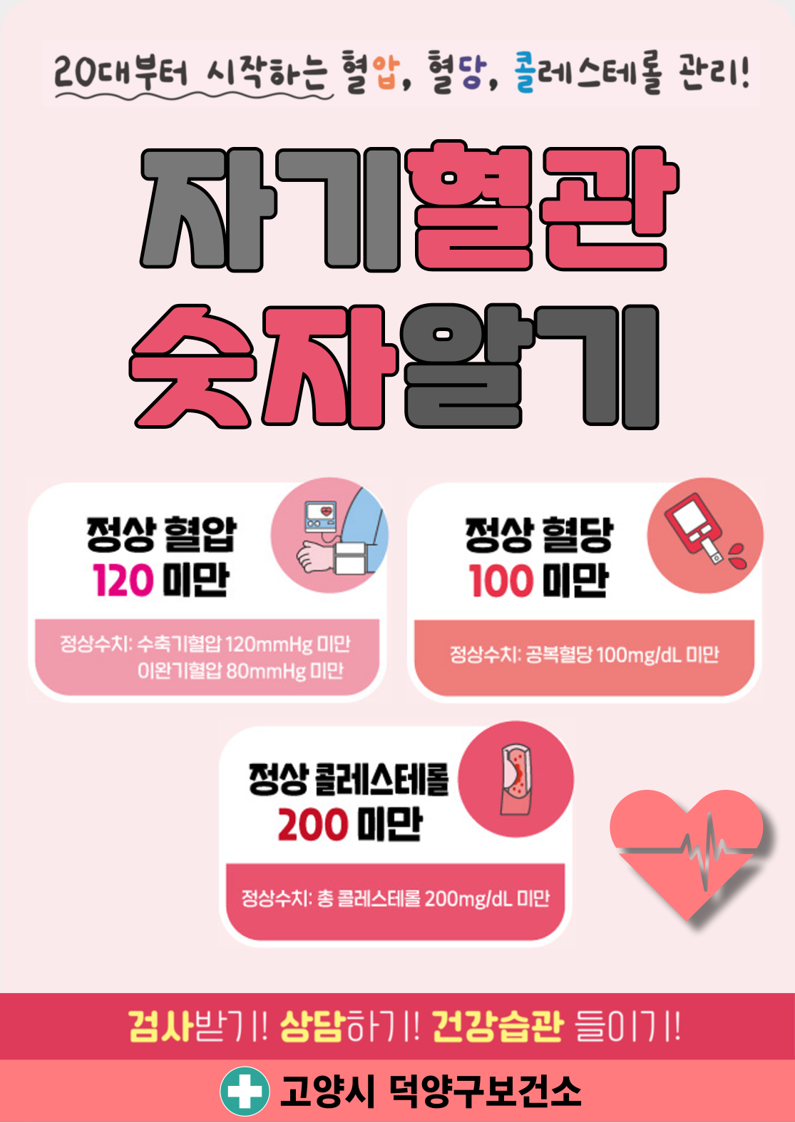 자기혈관 숫자알기