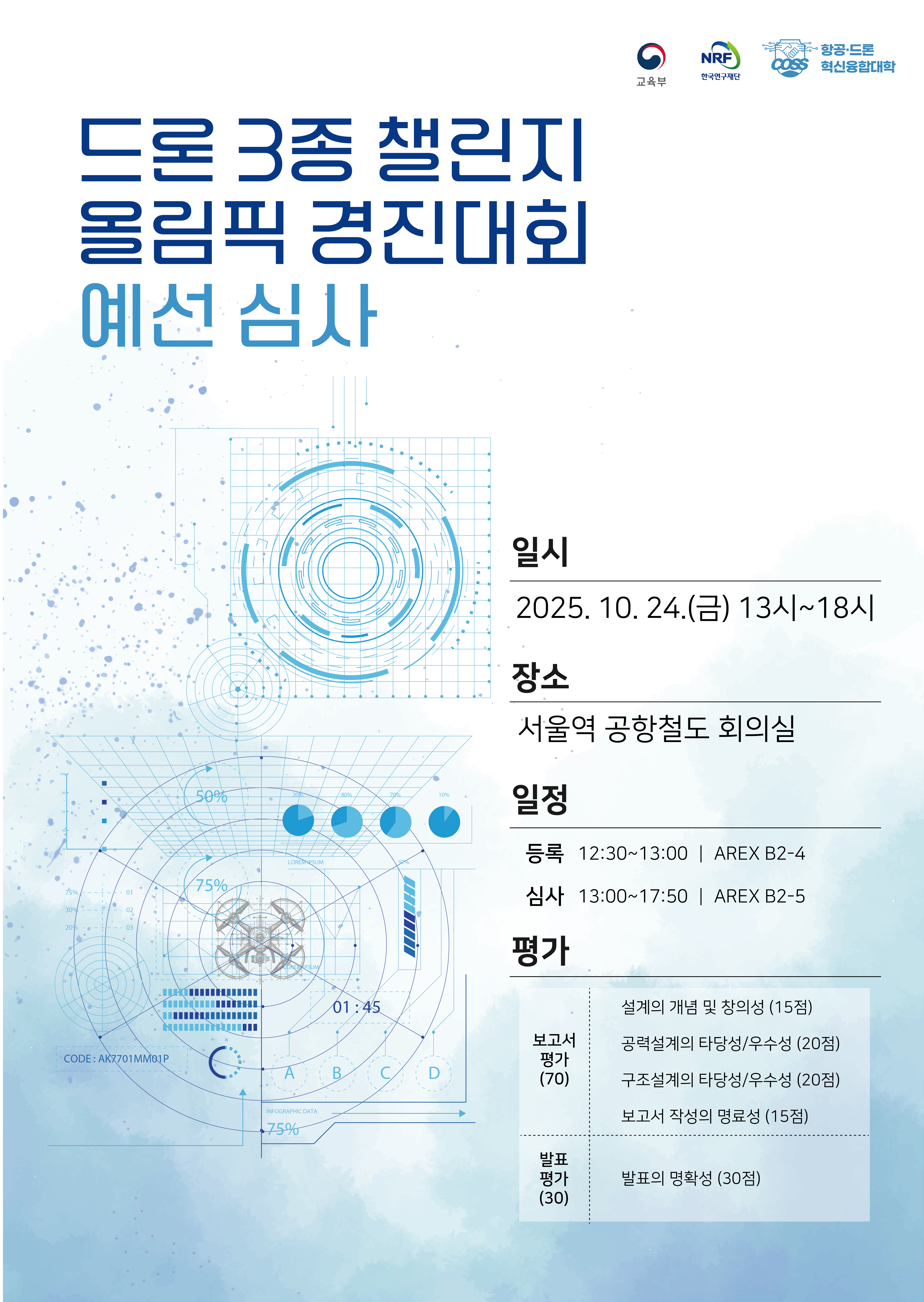 드론 3종 챌린지 올림픽 경진대회