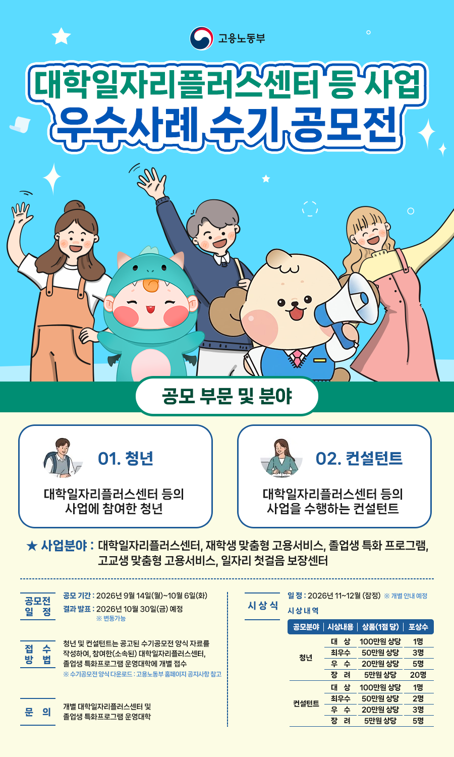 우수사례 공모전 홍보 포스터